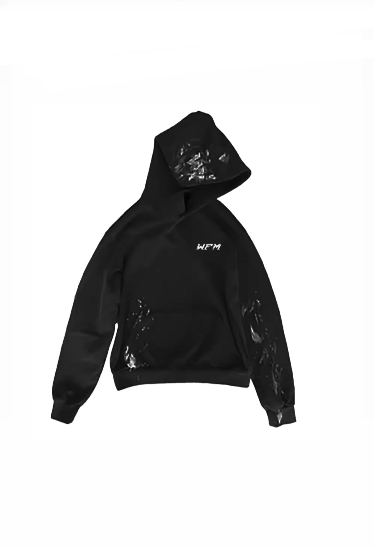 WFM Retro Hoodie (Black)