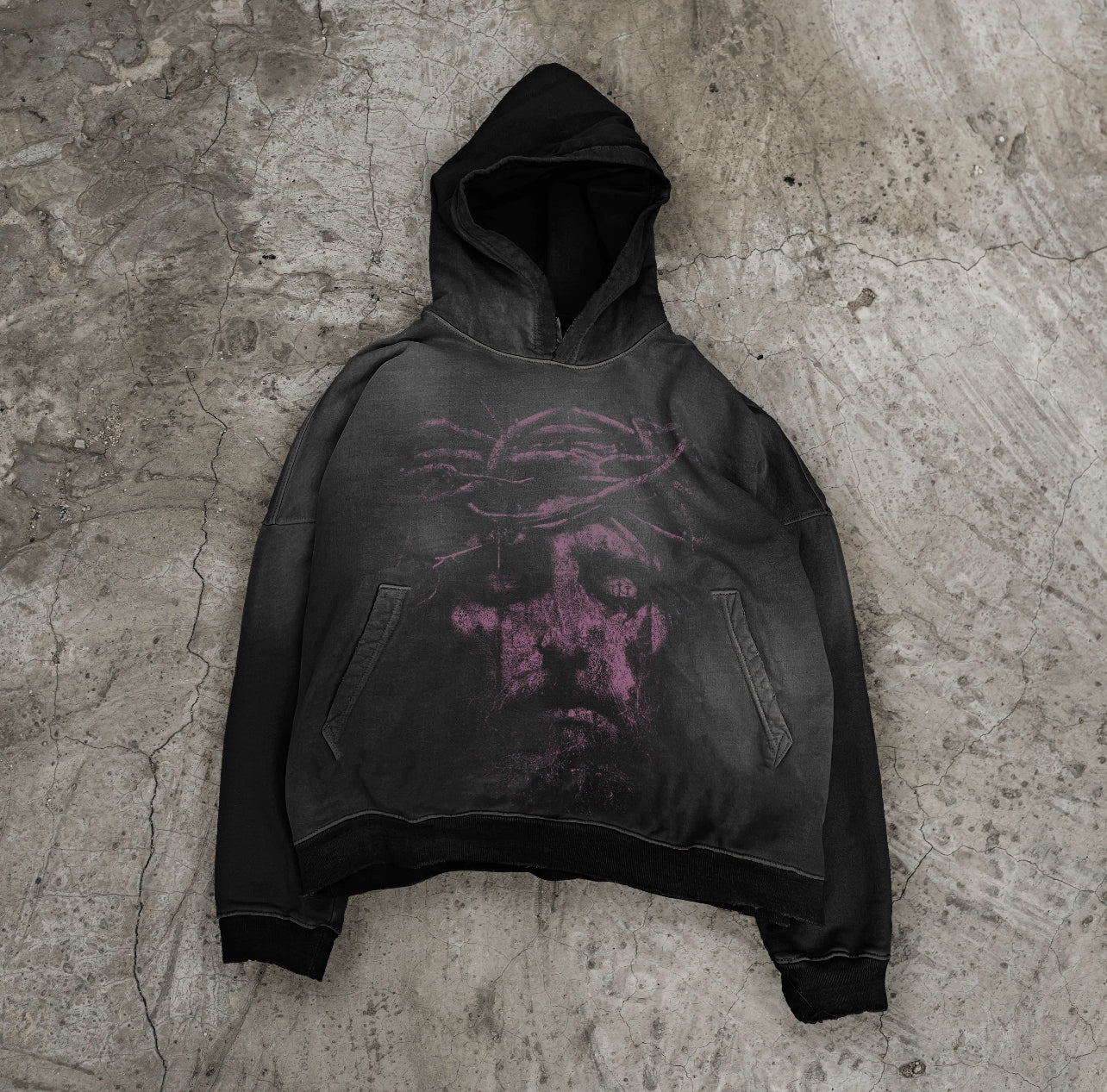 WFM God Wash Hoodie