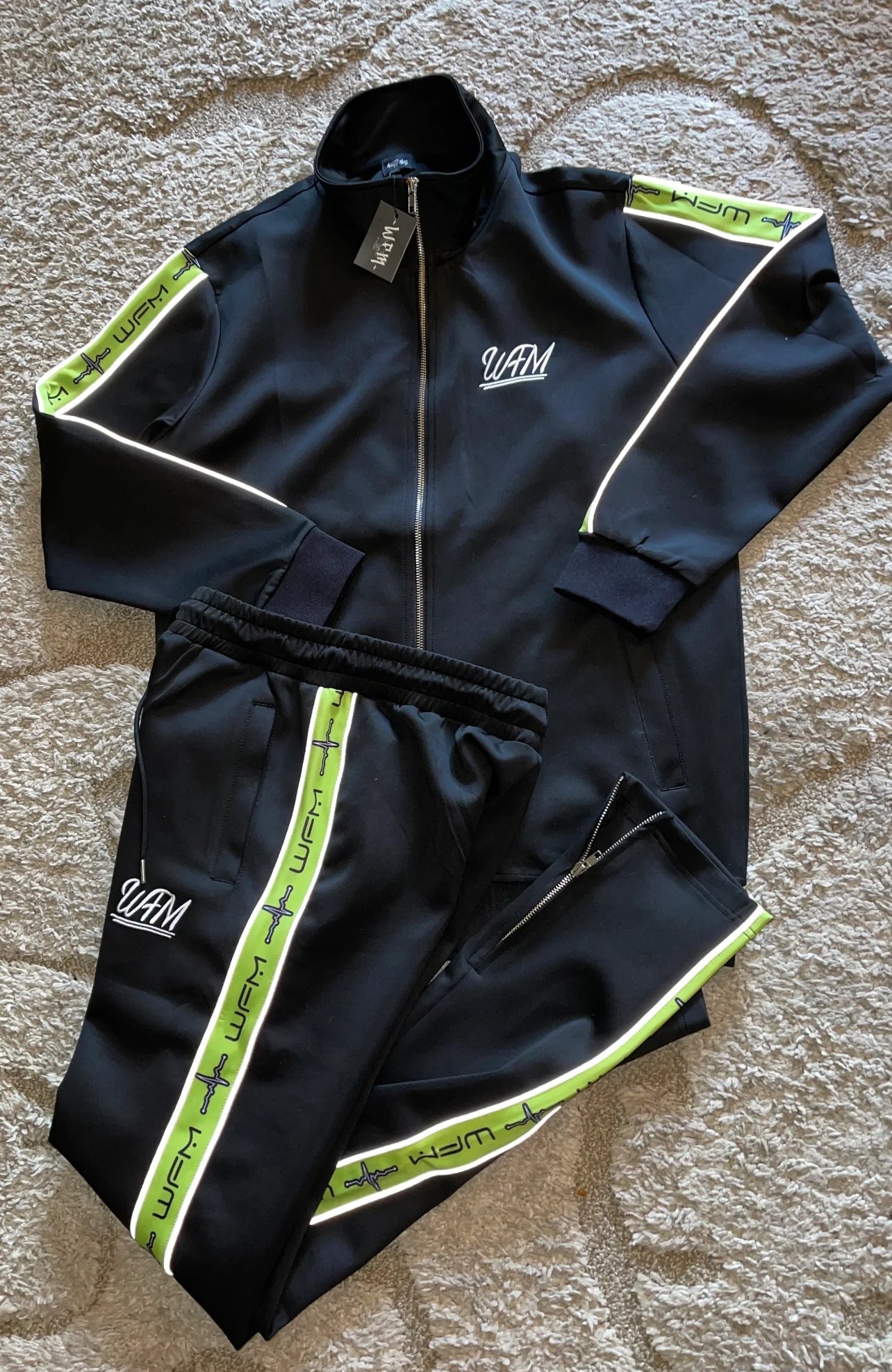 WFM “Reflective Track Set” (Black/Green)