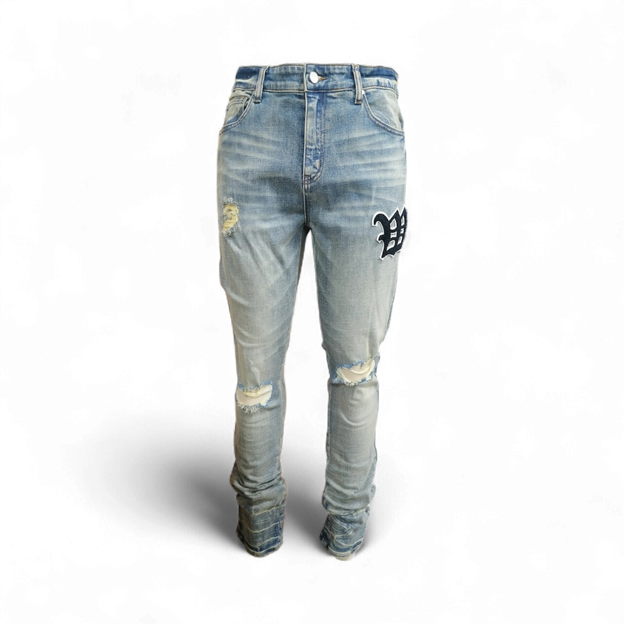WFM Varsity Patch Jeans