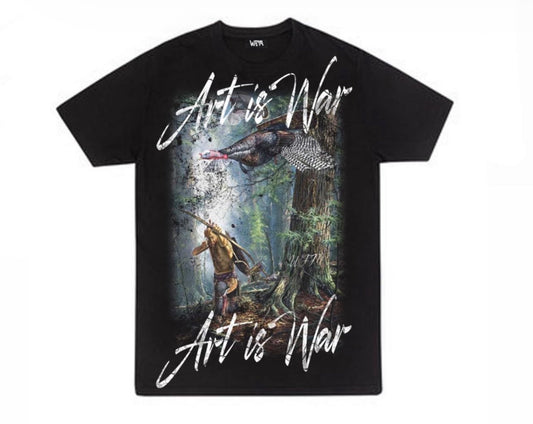 WFM “ART IS WAR” TEE (BLACK)