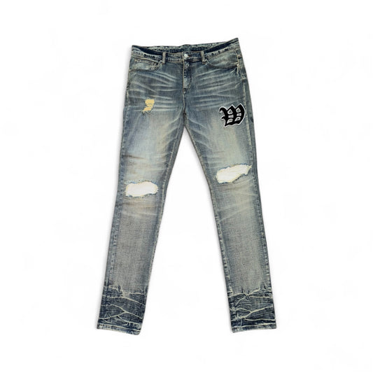 WFM Varsity Patch Jeans