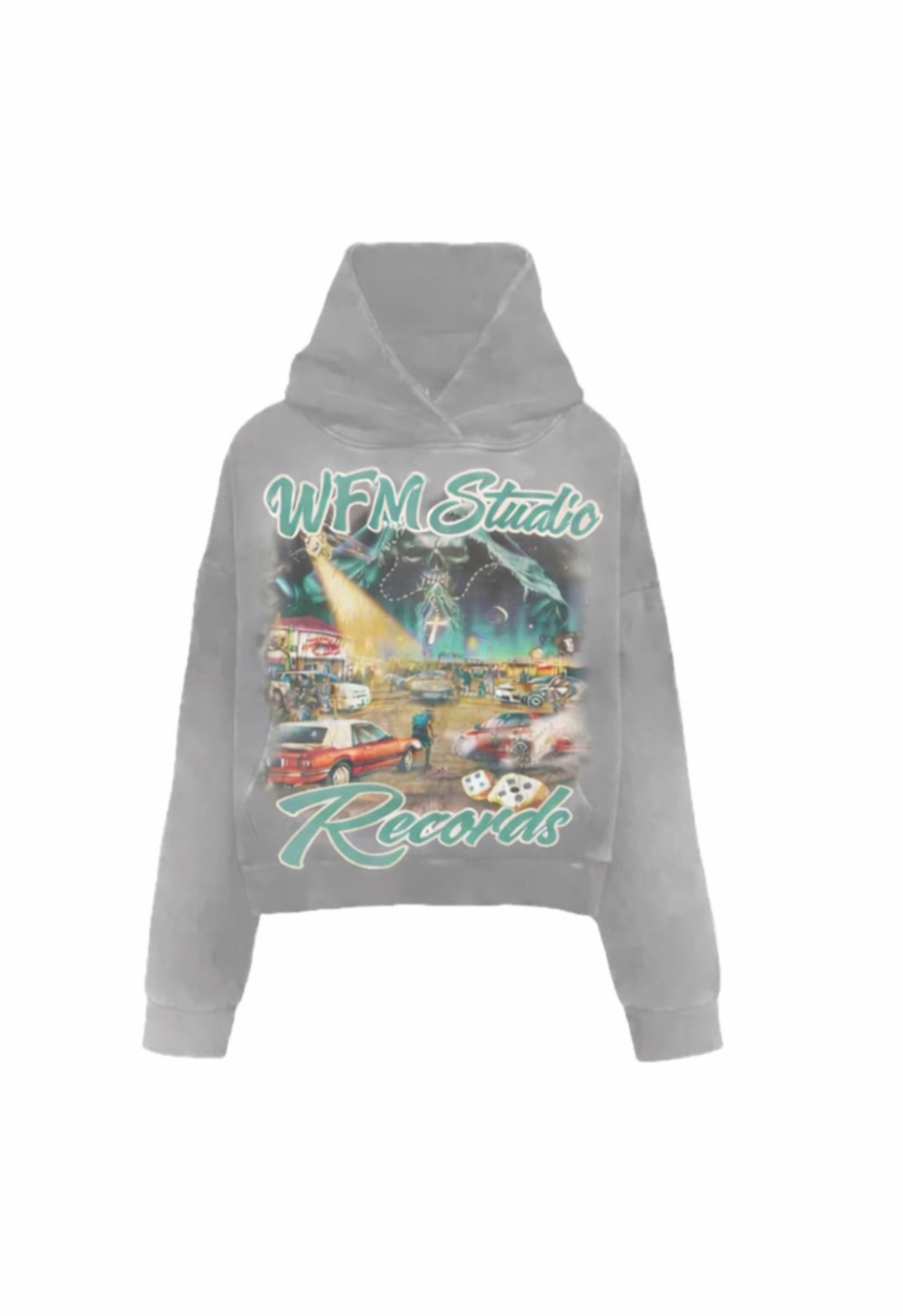 WFM Studio Records Hoodie (Grey)